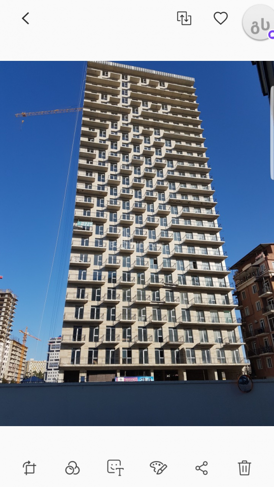 דירה 35.7 מ"ר - שריף חימשיאשווילי, בטומי, גאורגיה