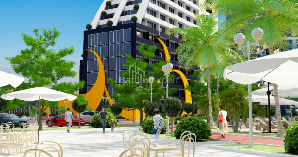 אובייקט תחת בנייה 34.8 מ"ר - לך ומריה קצ'ינסקי, Batumi, גאורגיה