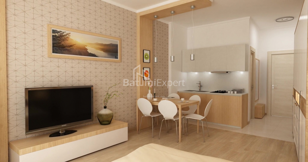 אובייקט תחת בנייה 34.9 מ"ר - לך ומריה קצ'ינסקי, בטומי, גאורגיה