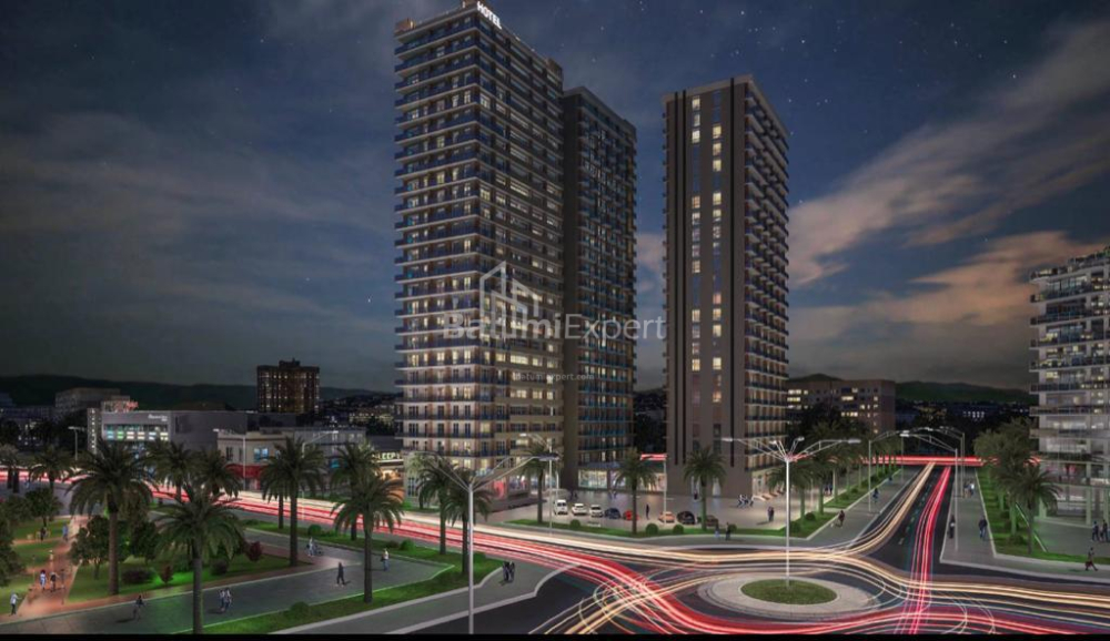דירה 76.5 מ"ר - שריף חימשיאשווילי, בטומי, גאורגיה