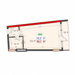 דירה 1-комн 34.8 m² - לך ומריה קצ'ינסקי, Batumi