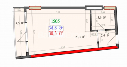 אובייקט תחת בנייה 1-комн 34.8 m² - לך ומריה קצ'ינסקי, Batumi