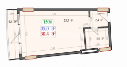 אובייקט תחת בנייה 1-комн 35 m² - לך ומריה קצ'ינסקי, Batumi