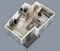 אובייקט תחת בנייה 2-комн 55.7 m² - לך ומריה קצ'ינסקי, Batumi