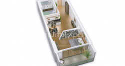 דירה 2-комн 59.4 m² - סמטת הגיבורים, Batumi