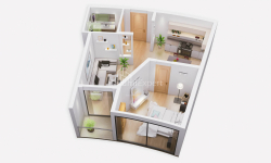 דירה 1-комн 30.3 m² - סמטת הגיבורים, Batumi