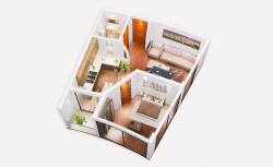דירה 1-комн 30.7 m² - סמטת הגיבורים, Batumi