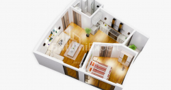 דירה 2-комн 59.4 m² - סמטת הגיבורים, Batumi