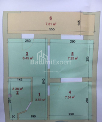 דירה 2-комн 36 m² - יוריבסקאיה, Batumi