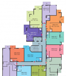 דירה 2-комн 41 m² - יוריבסקאיה, Batumi