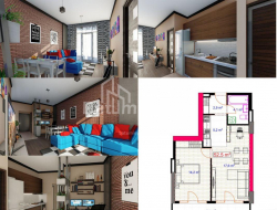 דירה 2-комн 53 m² - אנגיסה, Batumi