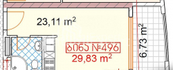 דירה 1-комн 30 m² - טבל-אבוזרידזה, Batumi