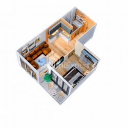 דירה 2-комн 55 m² - פטרה בגרציוני, Batumi