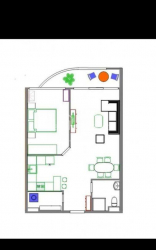 דירה 2-комн 60 m² - איבן ג'אוואחישווילי, Batumi