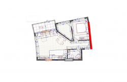 דירה 3-комн 55.7 m² - לך ומריה קצ'ינסקי, Batumi