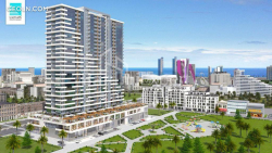 דירה 2-комн 46.3 m² - Zhiuli Shartava, Batumi